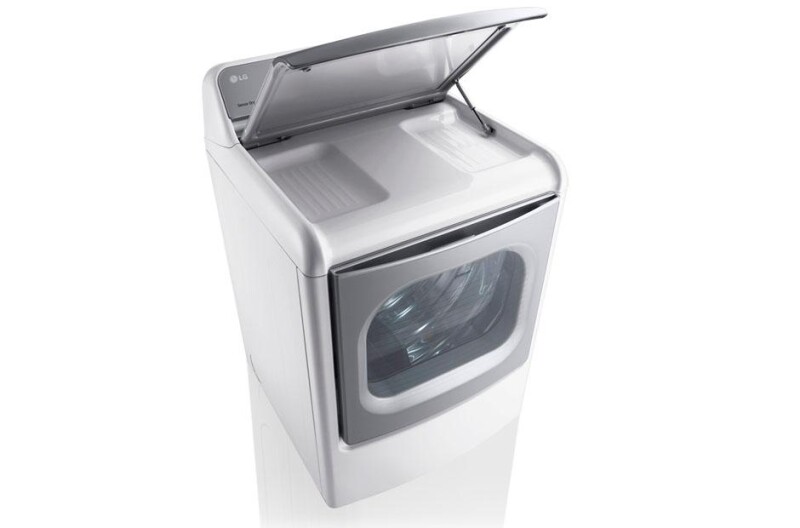 9.0 Cu. Ft. Mega Large Capacity TurboSteam™ Dryer With EasyLoad™ Door DLEX7700WE