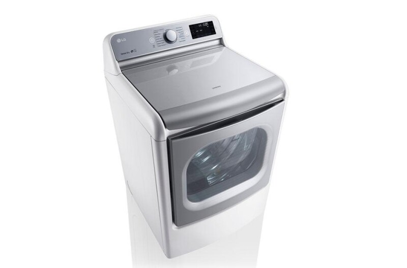 9.0 Cu. Ft. Mega Large Capacity TurboSteam™ Dryer With EasyLoad™ Door DLEX7700WE