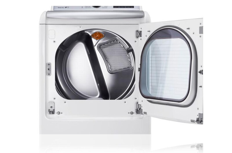 9.0 Cu. Ft. Mega Large Capacity TurboSteam™ Dryer With EasyLoad™ Door DLEX7700WE