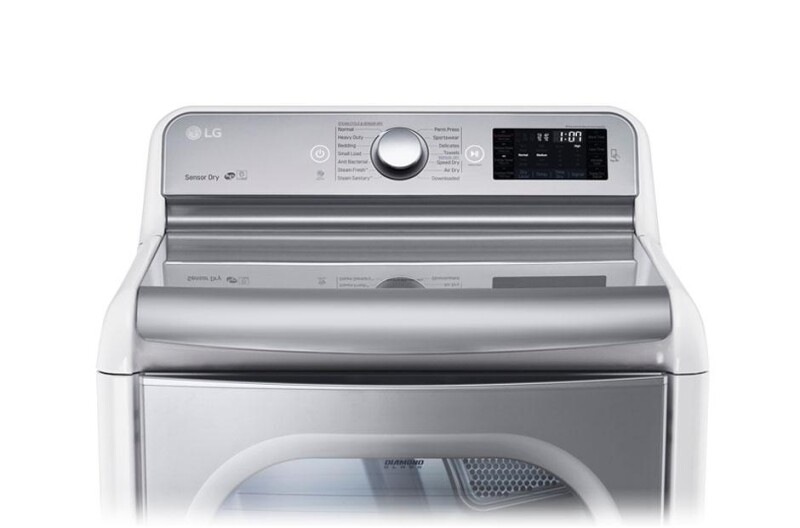 9.0 Cu. Ft. Mega Large Capacity TurboSteam™ Dryer With EasyLoad™ Door DLEX7700WE