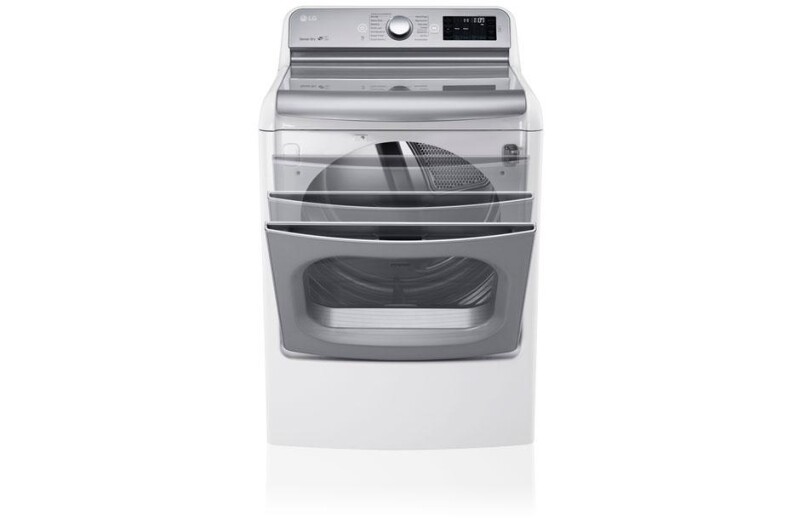 9.0 Cu. Ft. Mega Large Capacity TurboSteam™ Dryer With EasyLoad™ Door DLEX7700WE