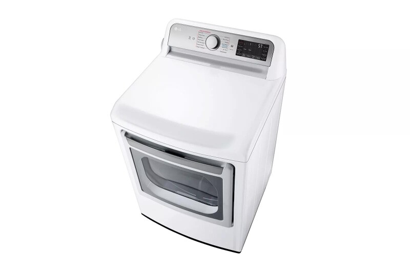 7.3 cu. ft. Ultra Large Capacity Smart wi-fi Enabled Rear Control Electric Dryer with TurboSteam™ view 3