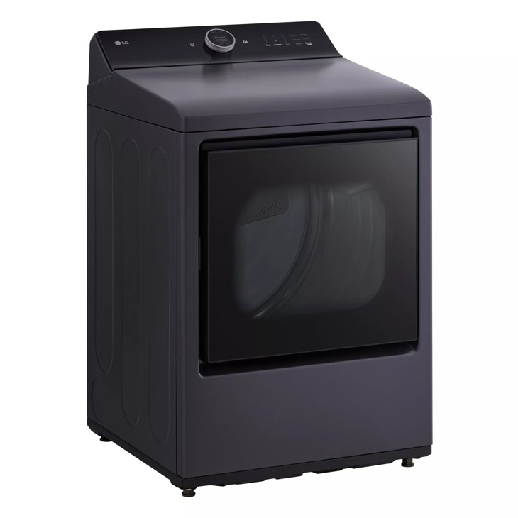 7.3 cu. ft. Ultra Large Capacity Rear Control Electric Dryer with LG EasyLoad™ Door, AI Sensing and TurboSteam™ view 3