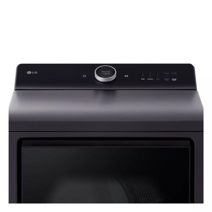 7.3 cu. ft. Ultra Large Capacity Rear Control Electric Dryer with LG EasyLoad™ Door, AI Sensing and TurboSteam™ view 8
