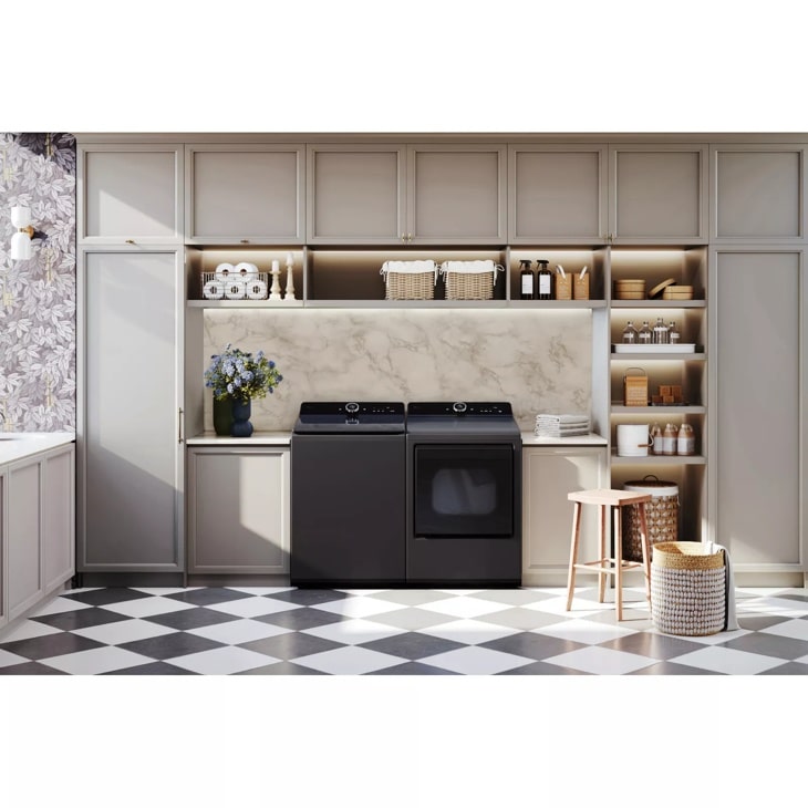 7.3 cu. ft. Ultra Large Capacity Rear Control Electric Dryer with LG EasyLoad™ Door, AI Sensing and TurboSteam™ view 12