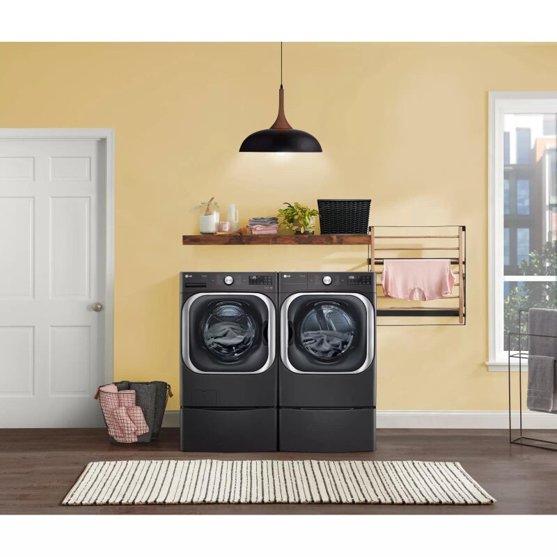 9.0 cu. ft. Mega Capacity Smart wi-fi Enabled Front Load Electric Dryer with TurboSteam™ and Built-In Intelligence view 10