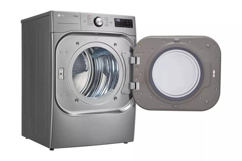 9.0 cu. ft. Mega Capacity Smart wi-fi Enabled Front Load Electric Dryer with TurboSteam™ and Built-In Intelligence DLEX8980V