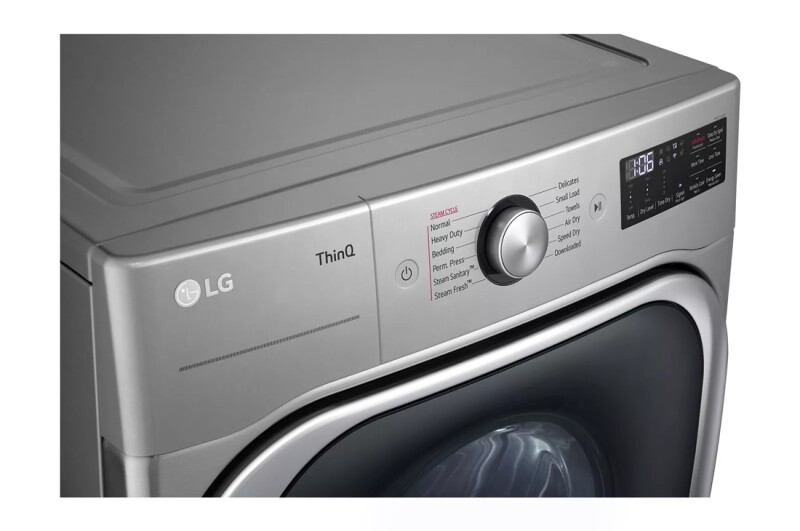 9.0 cu. ft. Mega Capacity Smart wi-fi Enabled Front Load Electric Dryer with TurboSteam™ and Built-In Intelligence DLEX8980V