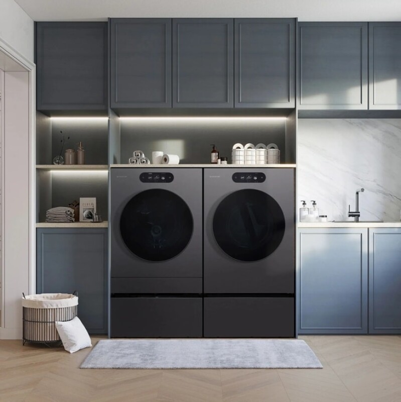 9.0 Cu. Ft. Mega Capacity Smart Front Load Electric Dryer With Built-in Intelligence, Turbosteam® And Touch Lcd Control DLEX9900B