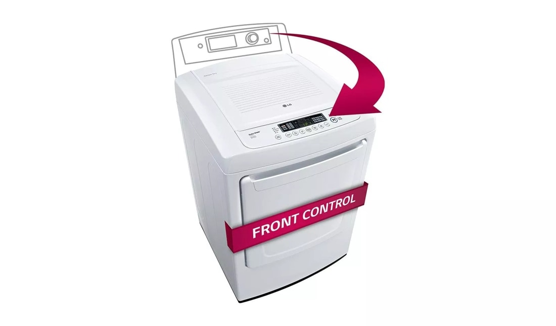 7.3 cu. ft. Ultra Large Capacity Top Load Dryer with Distinct and Modern Front Control Design (Gas) DLG1002W
