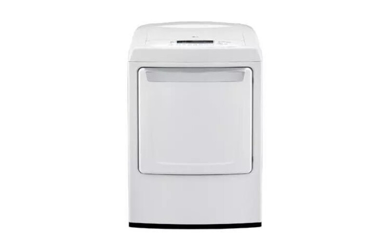 LG 7.3 cu. ft. Ultra Large Capacity Top Load Dryer with Sleek Contemporary Design (Gas) White DLG1102W Picture 1