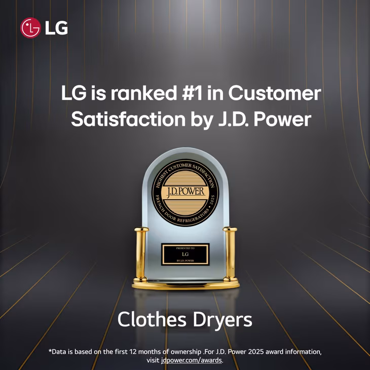 7.4 Cu. Ft. Ultra Large Capacity Smart Front Load Gas Dryer DLG3421W
