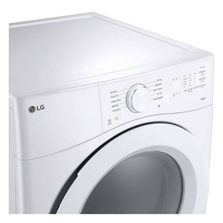 7.4 Cu. Ft. Ultra Large Capacity Smart Front Load Gas Dryer DLG3421W