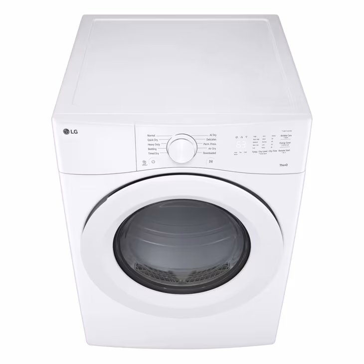 7.4 Cu. Ft. Ultra Large Capacity Smart Front Load Gas Dryer DLG3421W