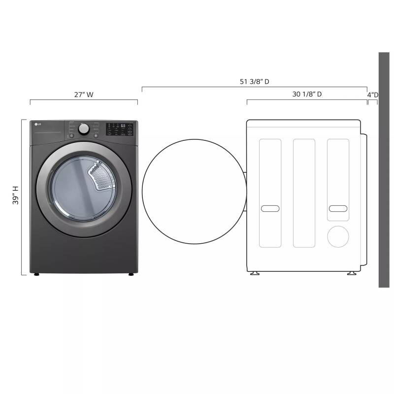 7.4 cu. ft. Ultra Large Capacity Gas Dryer view 13