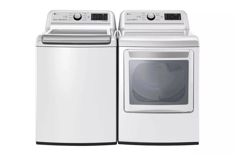 7.3 cu. ft. Ultra Large Capacity Smart wi-fi Enabled Gas Dryer with Sensor Dry Technology DLG7301WE