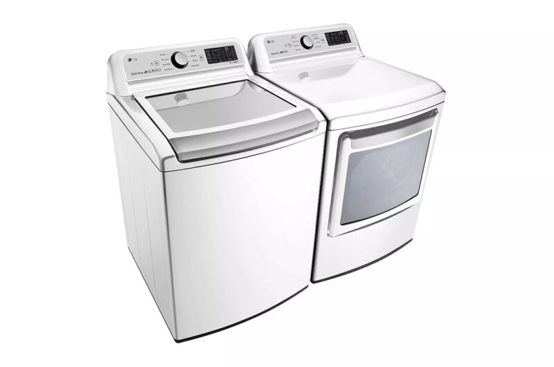7.3 cu. ft. Ultra Large Capacity Smart wi-fi Enabled Gas Dryer with Sensor Dry Technology DLG7301WE