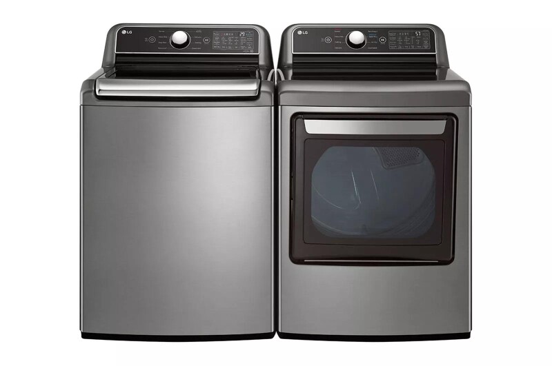 7.3 cu. ft. Ultra Large Capacity Smart wi-fi Enabled Rear Control Gas Dryer with EasyLoad™ Door DLG7401VE