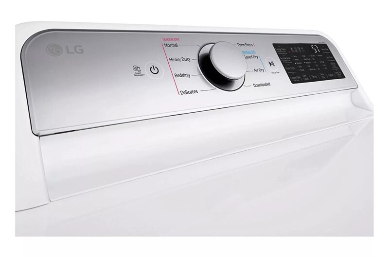 7.3 cu. ft. Ultra Large Capacity Smart wi-fi Enabled Rear Control Gas Dryer with EasyLoad™ Door DLG7401WE