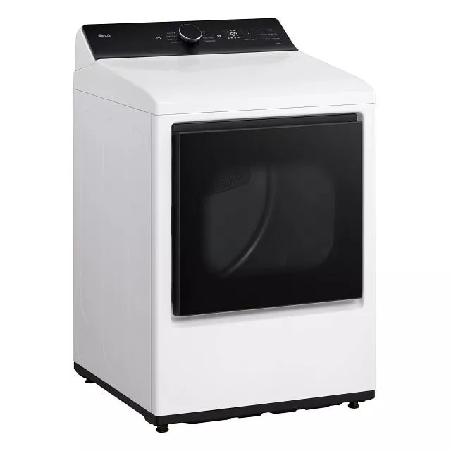 7.3 cu. ft. Ultra Large Capacity Rear Control Gas Dryer with LG EasyLoad™ Door and AI Sensing view 3