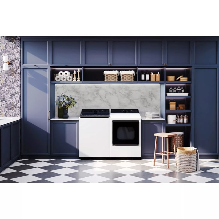 7.3 cu. ft. Ultra Large Capacity Rear Control Gas Dryer with LG EasyLoad™ Door and AI Sensing view 13