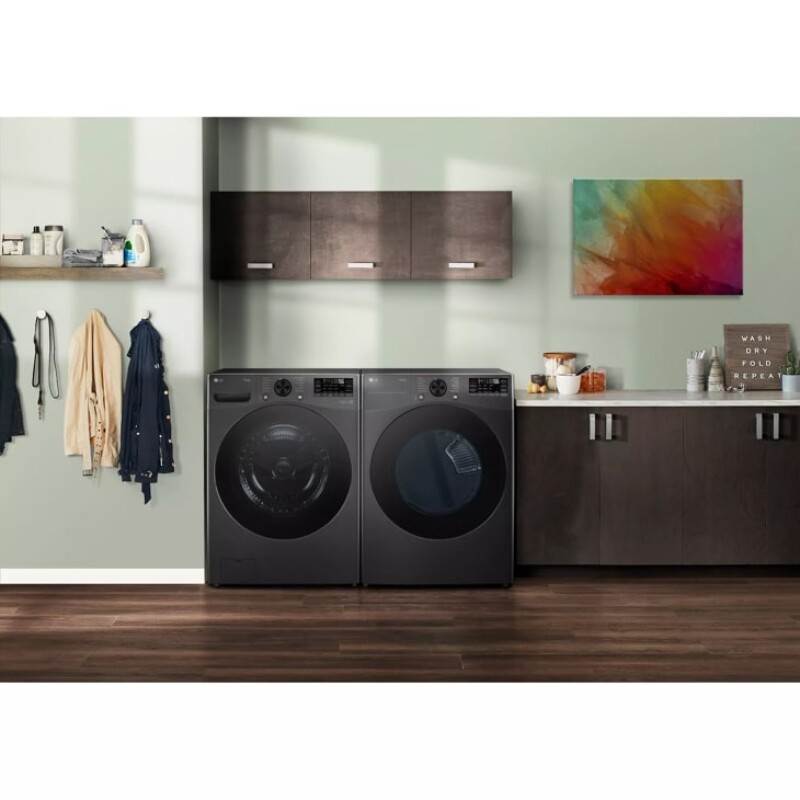 7.4 cu. ft. Ultra Large Capacity Smart Front Load Gas Dryer with Sensor Dry & Steam Technology DLGX4081B
