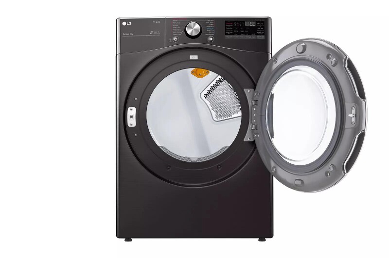 7.4 cu. ft. Ultra Large Capacity Smart wi-fi Enabled Front Load Gas Dryer with TurboSteam™ and Built-In Intelligence view 8