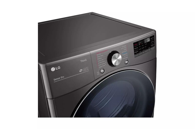 7.4 cu. ft. Ultra Large Capacity Smart wi-fi Enabled Front Load Gas Dryer with TurboSteam™ and Built-In Intelligence view 7