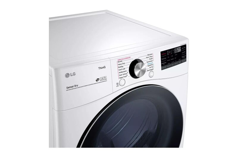 7.4 cu. ft. Ultra Large Capacity Smart wi-fi Enabled Front Load Gas Dryer with TurboSteam™ and Built-In Intelligence view 8