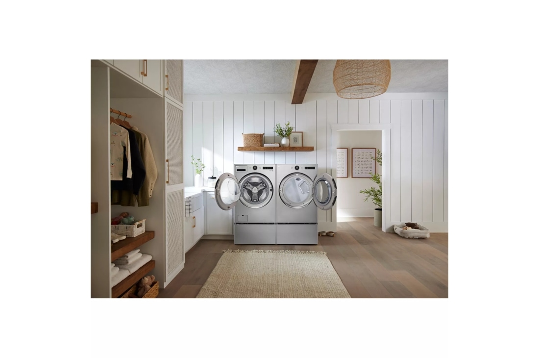 7.4 cu. ft. Ultra Large Capacity Smart Front Load Gas Dryer with Sensor Dry & Steam Technology view 11