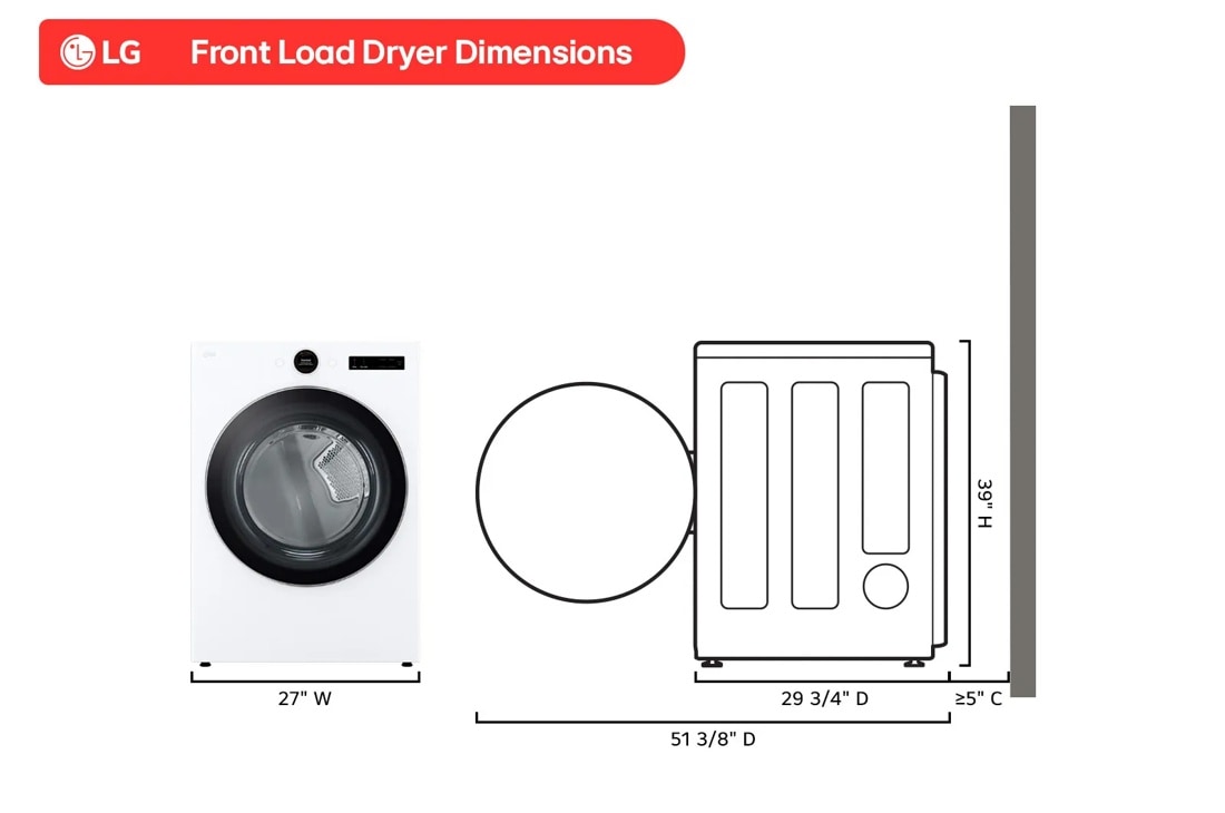 7.4 Cu. Ft. Ultra Large Capacity Smart Front Load Gas Dryer With Turbosteam® & Built-in Intelligence DLGX6701W