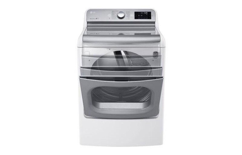 9.0 cu.ft. Mega Capacity TurboSteam™ Dryer with EasyLoad™ Door DLGX7701WE