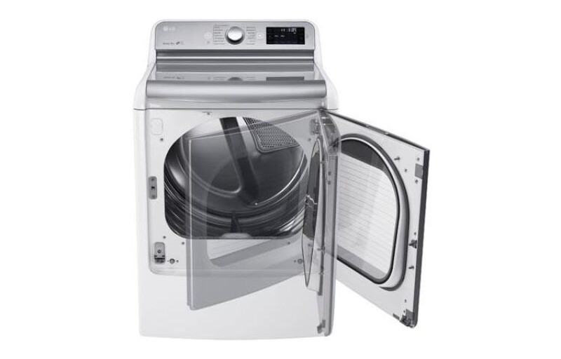 9.0 cu.ft. Mega Capacity TurboSteam™ Dryer with EasyLoad™ Door DLGX7701WE