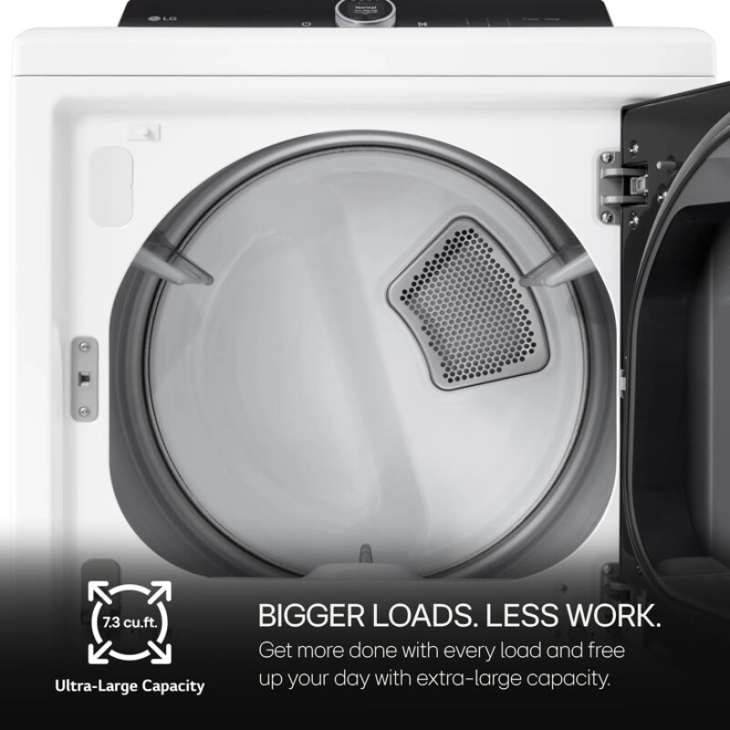 7.3 cu.ft. Smart Gas Dryer with EasyLoad™ Door and Sensor Dry. view 18