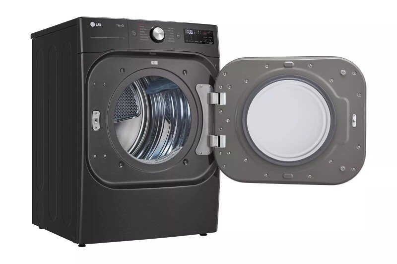 9.0 cu. ft. Mega Capacity Smart wi-fi Enabled Front Load Gas Dryer with TurboSteam™ and Built-In Intelligence view 4