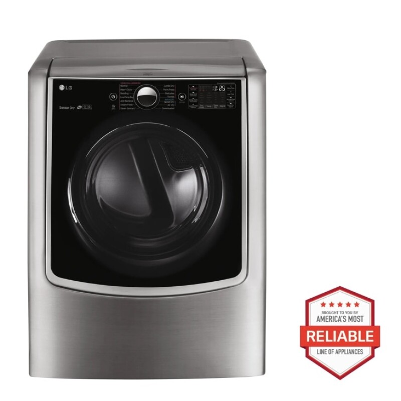 9.0 cu. ft. Large Smart wi-fi Enabled Gas Dryer w/ TurboSteam™ DLGX9001V