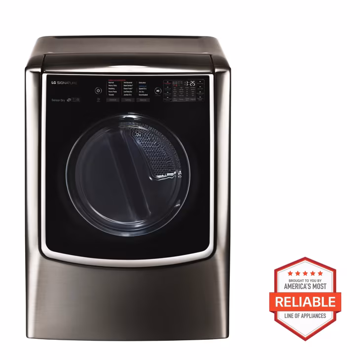 9.0 Cu. Ft. Large Smart Wi-fi Enabled Gas Dryer W/ Turbosteam™ DLGX9501K