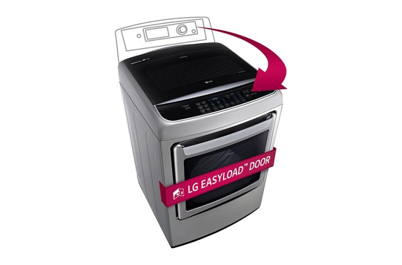 7.3 cu. ft. Ultra Large Capacity High Efficiency Front Control SteamDryer™ w/ EasyLoad™ Door DLGY1702VE