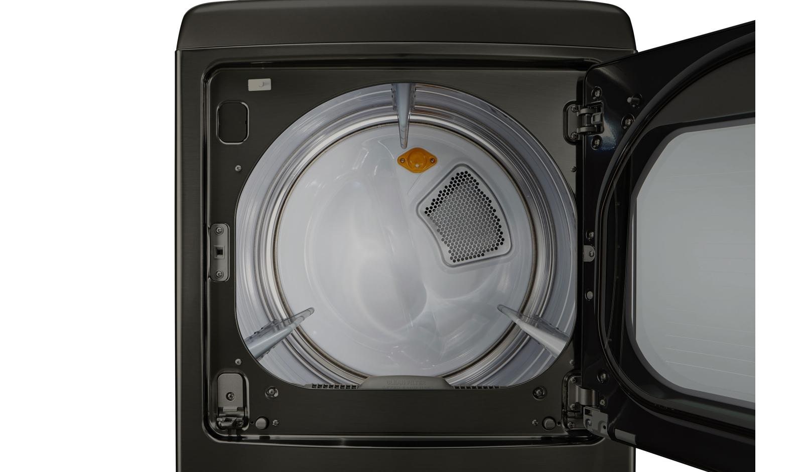 7.3 cu. ft. Large Smart wi-fi Enabled Front Control Gas Dryer with EasyLoad Door DLGY1902KE