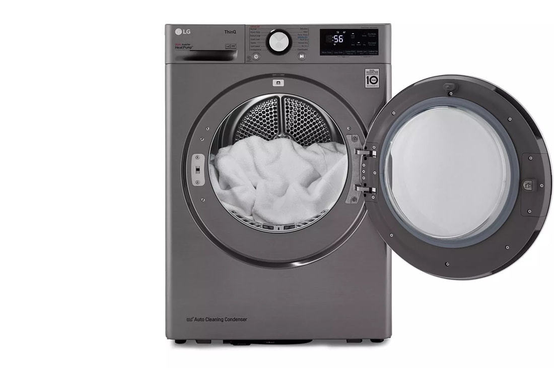 4.2 Cu. Ft. Smart Wi-fi Enabled Compact Front Load Dryer With Dual Inverter Heatpump™ Technology DLHC1455V