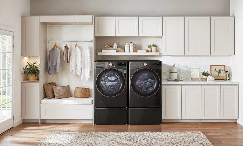 7.8 cu. ft. Mega Capacity Smart Front Load Dryer with Dual Inverter HeatPump™ Technology view 4