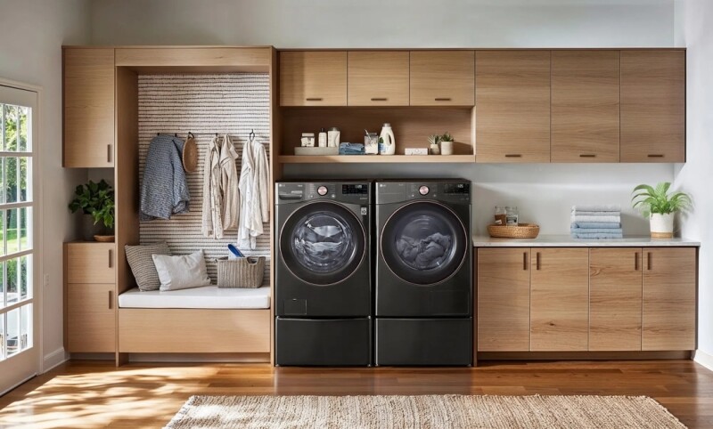 7.8 cu. ft. Mega Capacity Smart Front Load Dryer with Dual Inverter HeatPump™ Technology view 3
