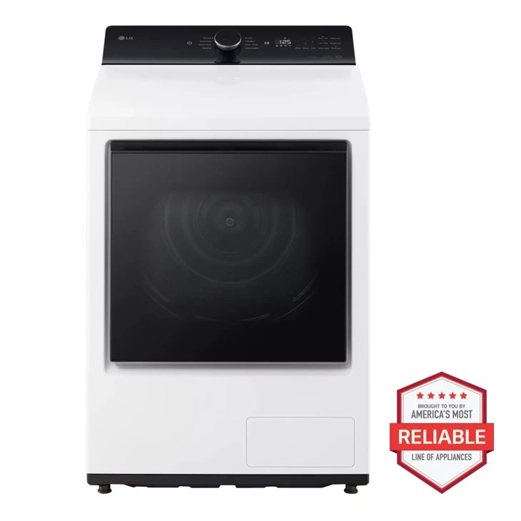 7.3 Cu. Ft. Ultra Large Capacity Smart Rear Control Ventless Dryer With Dual Inverter Heat Pump Technology And Inverter Direct Drive Motor System DLHC8402W