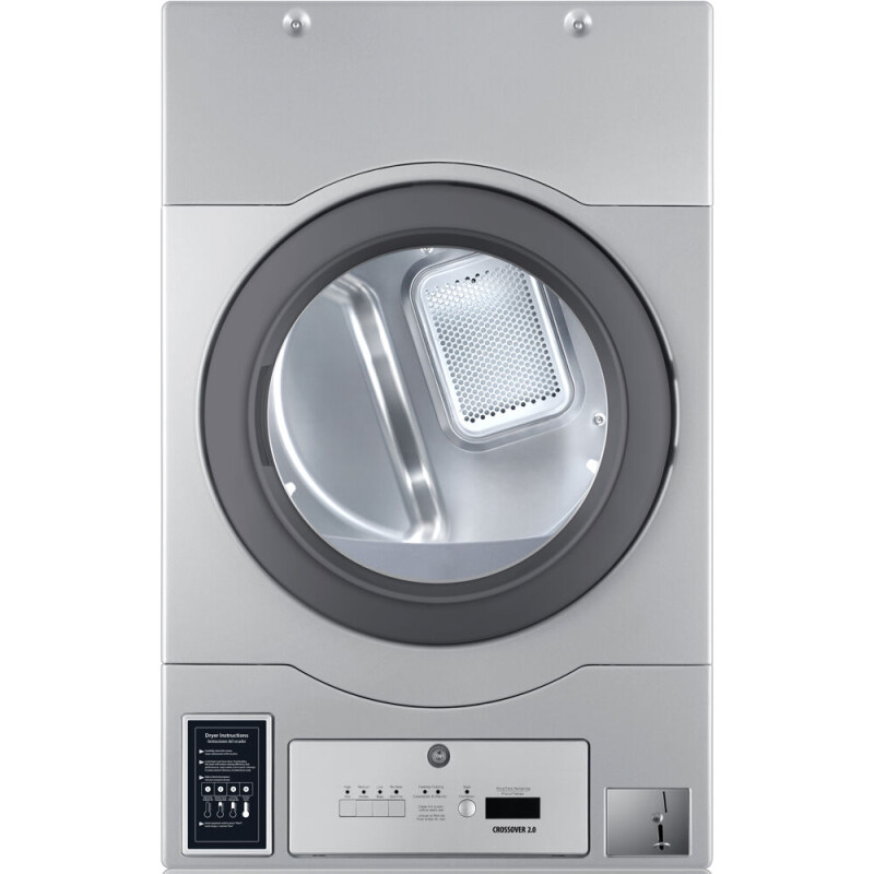 7.0 CF Commercial Electric Dryer, Bottom Ctrl (STACKED SETUPS ONLY) DLHS0817E