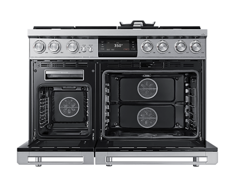 48-inch Dual-fuel Steam Range With Embedded Griddle DOP48C96DLSDA, product image 2 of 5
