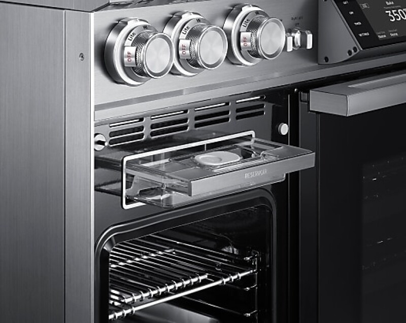 48-inch Dual-fuel Steam Range With Embedded Griddle DOP48C96DLSDA, product image 3 of 5