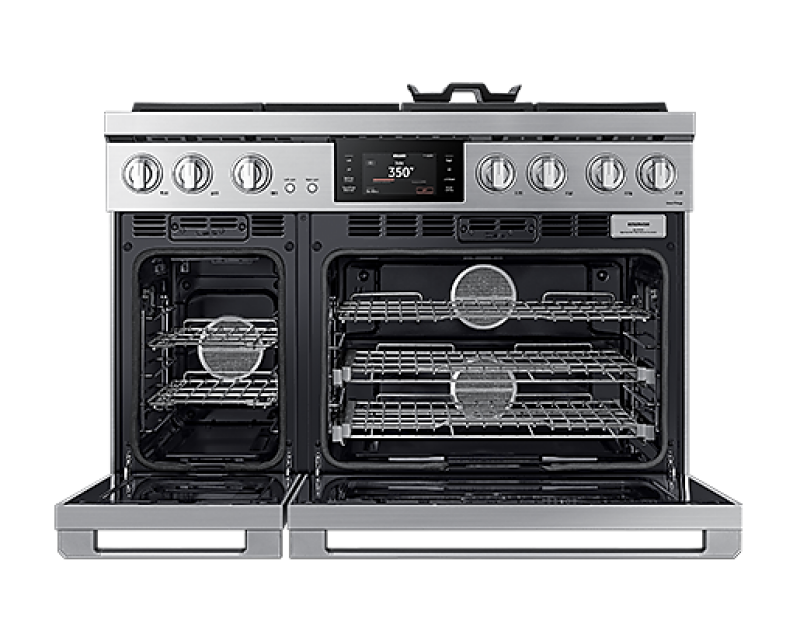 48-inch Dual-fuel Steam Range With Embedded Griddle DOP48T963DSDA, product image 2 of 8