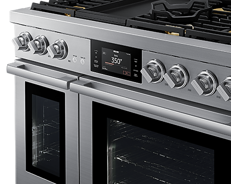 48-inch Dual-fuel Steam Range With Embedded Griddle DOP48T963DSDA, product image 4 of 8