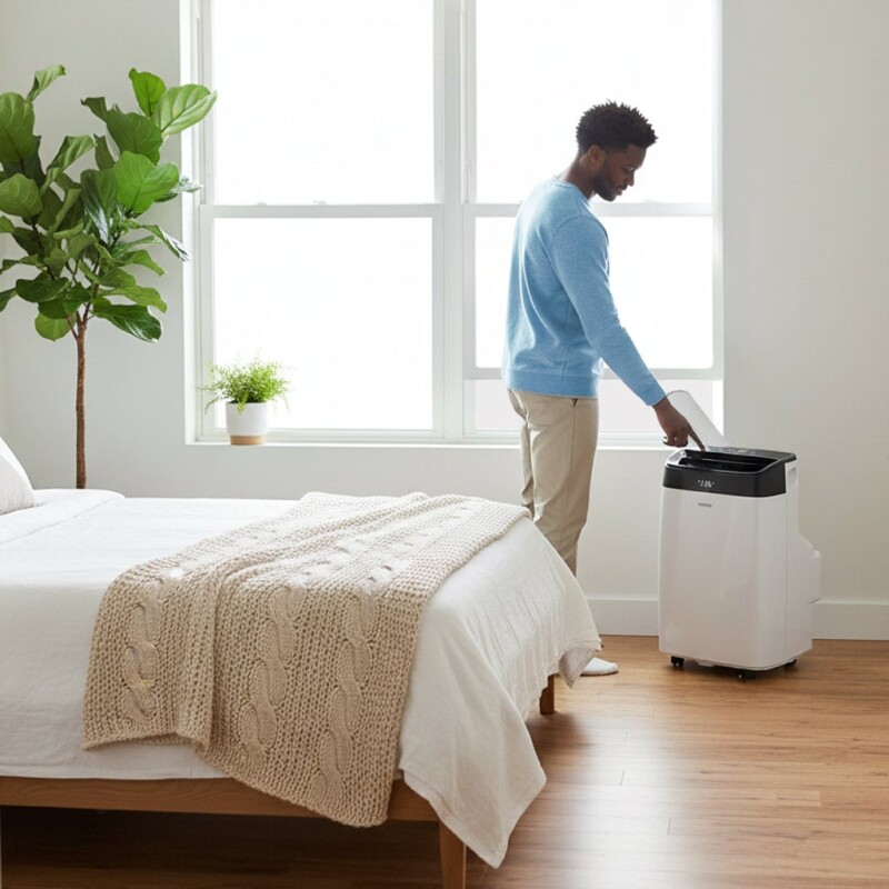 10,000 Btu Portable Air Conditioner – 6,300 Sacc DPA063E1WDB