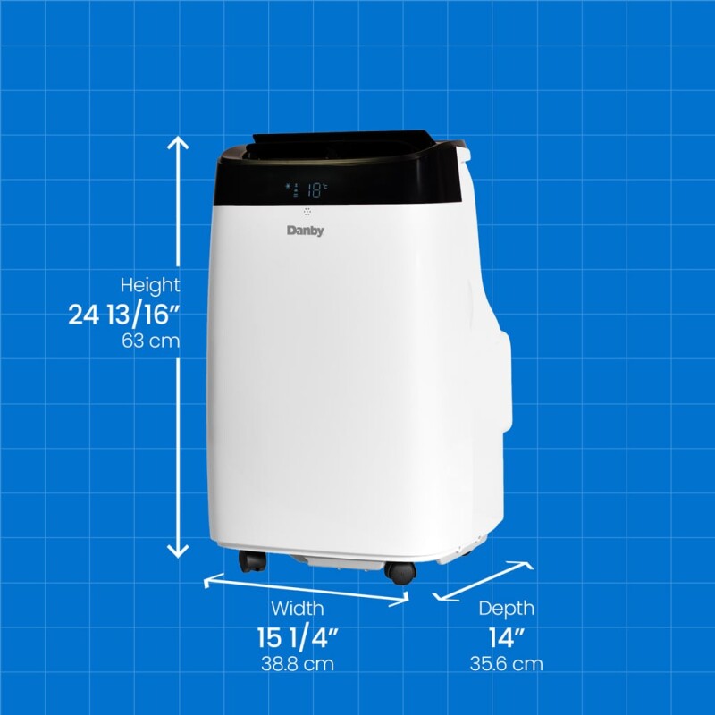 10,000 Btu Portable Air Conditioner – 6,300 Sacc DPA063E1WDB